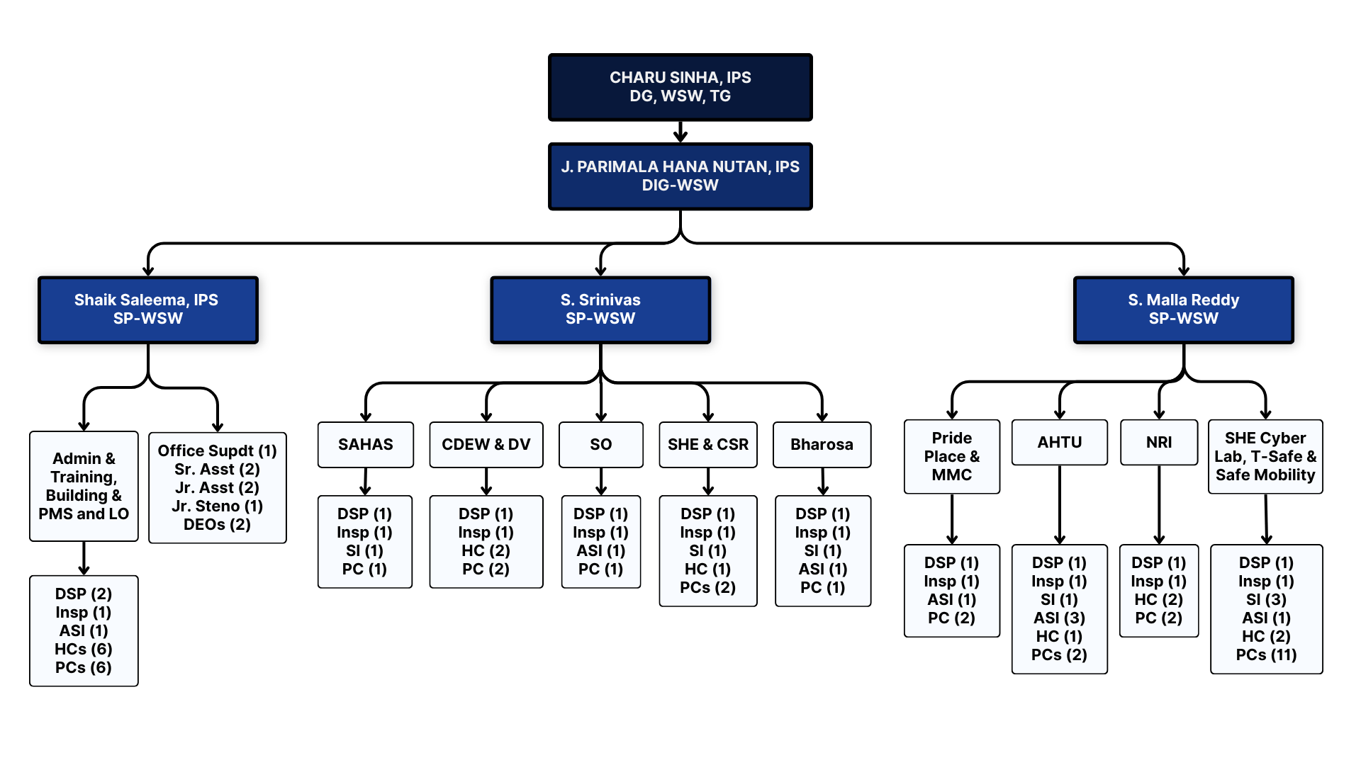 WSW Organization Chart
