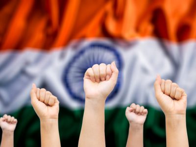 hands-people-with-india-national-flag
